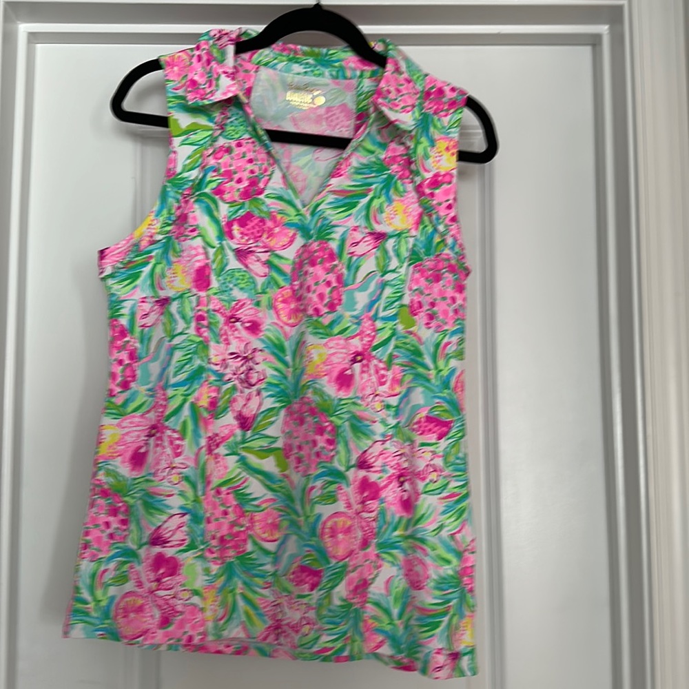 NWT Lilly, Pulitzer, Martina Polo shirt